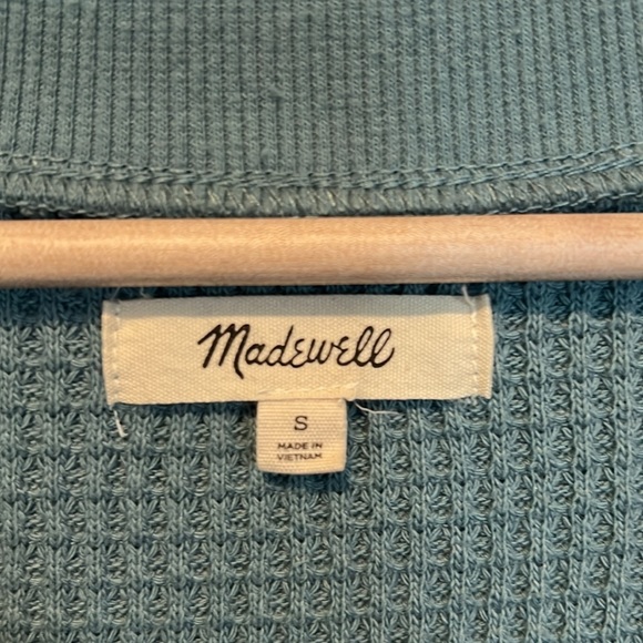 Madewell Waffle Knit Side Split Top - Picture 2 of 6